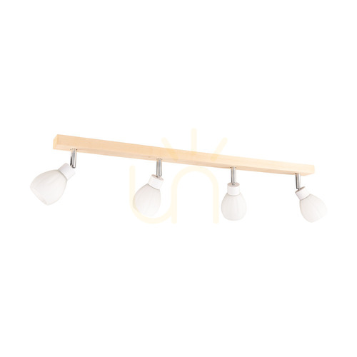 Skontrolujte Stropné svietidlo Talea Incl. 4xG9 LED, max.. 3 W, breza/biely kov/biely sklenený tienidlo, 78 cm