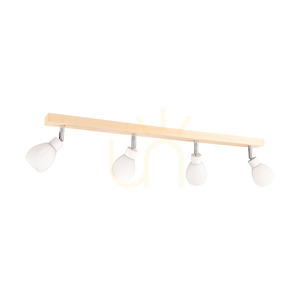 Stropné svietidlo Talea Incl. 4xG9 LED, max.. 3 W, breza/biely kov/biely sklenený tienidlo, 78 cm small 0