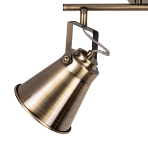 Stropné svietidlo Tekla, 2xE27, Max. 60 W, kovová patina, 39 cm small 2