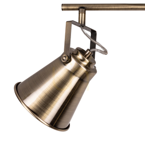 Stropné svietidlo Tekla, 3xE27, Max. 60 W, kovová patina, 74 cm small 1