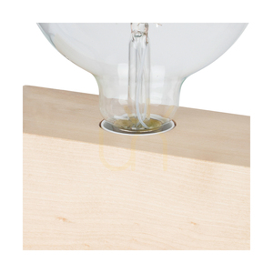 Stolná lampa Theo, 1xE27, Max. 25 W, breza/čierna, PVC kábel 18 cm small 1