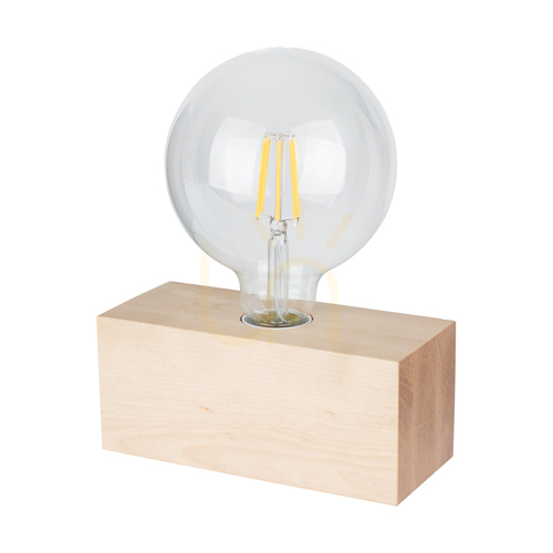 Skontrolujte Stolná lampa Theo, 1xE27, Max. 25 W, breza/čierna, PVC kábel 18 cm