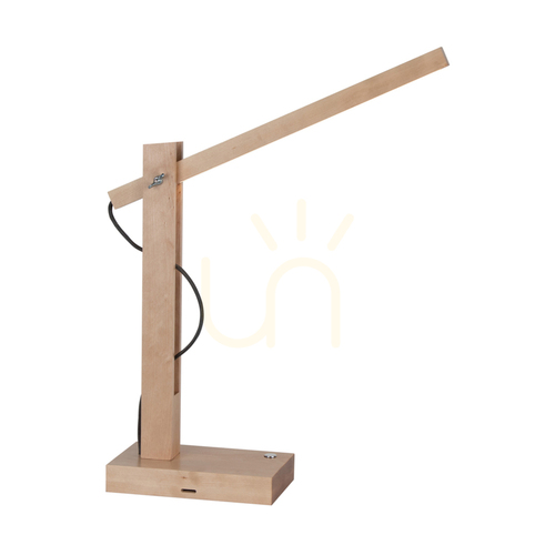 Skontrolujte Stolná lampa Tukan, 1xLED, 3000 K, 5,5 W, breza/antracit, opletený kábel s dotykovým stmievačom, 45 cm