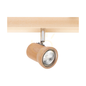 Stropné svietidlo Venla, obsahuje 3 pätice GU10, max.. 5 W, breza/chróm, 49 cm small 2