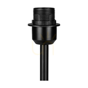 Stolná lampa Vert, 1xE27, Max. 40 W, čierny kov / čierny PVC kábel / viacfarebné tienidlo s motívom pávieho peria, Ø 25 cm small 3