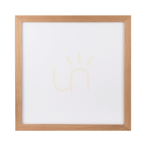 Stropné svietidlo Vivica Square, 1xLED, 2700–6200 K, 46 W, olejovaný dub/biely sklenený tienidlo s diaľkovým ovládaním, 62 cm small 0