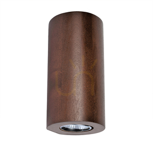Kruhové nástenné svietidlo Wooddream, 2xGU10, Max. 6 W, bukové a orechové drevo, Ø 10 cm small 0
