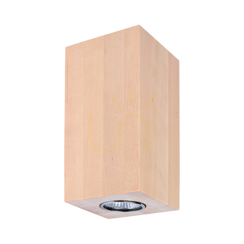 Skontrolujte Nástenná svietidlo Wooddream Square, 2xGU10, Max. 6 W, breza, 10 cm