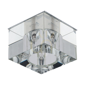 Súprava stropných svietidiel Cristaldream, obsahuje 3 LED žiarovky G4 (max.. 2,3 W), chrómový kov/priehľadné sklo, s napájacím zdrojom, 7 cm small 1