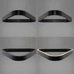 Q-STRETTO 2690-18 Čierne závesné svietidlo s 2 LED žiarovkami small 1