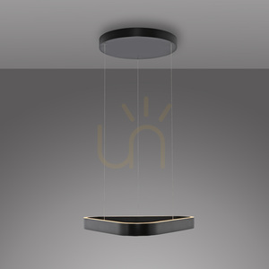 Q-STRETTO 2690-18 Čierne závesné svietidlo s 2 LED žiarovkami small 8