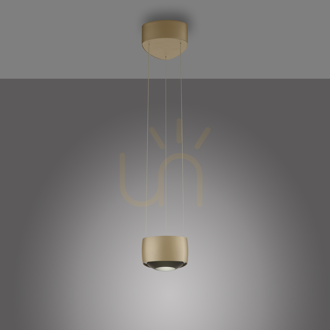 vyhliadka Q-STRETTO 2657-97 Hnedé závesné svietidlo s 2 LED diódami Q-STRETTO 2657-97 Hnedé závesné svietidlo s 2 LED diódami