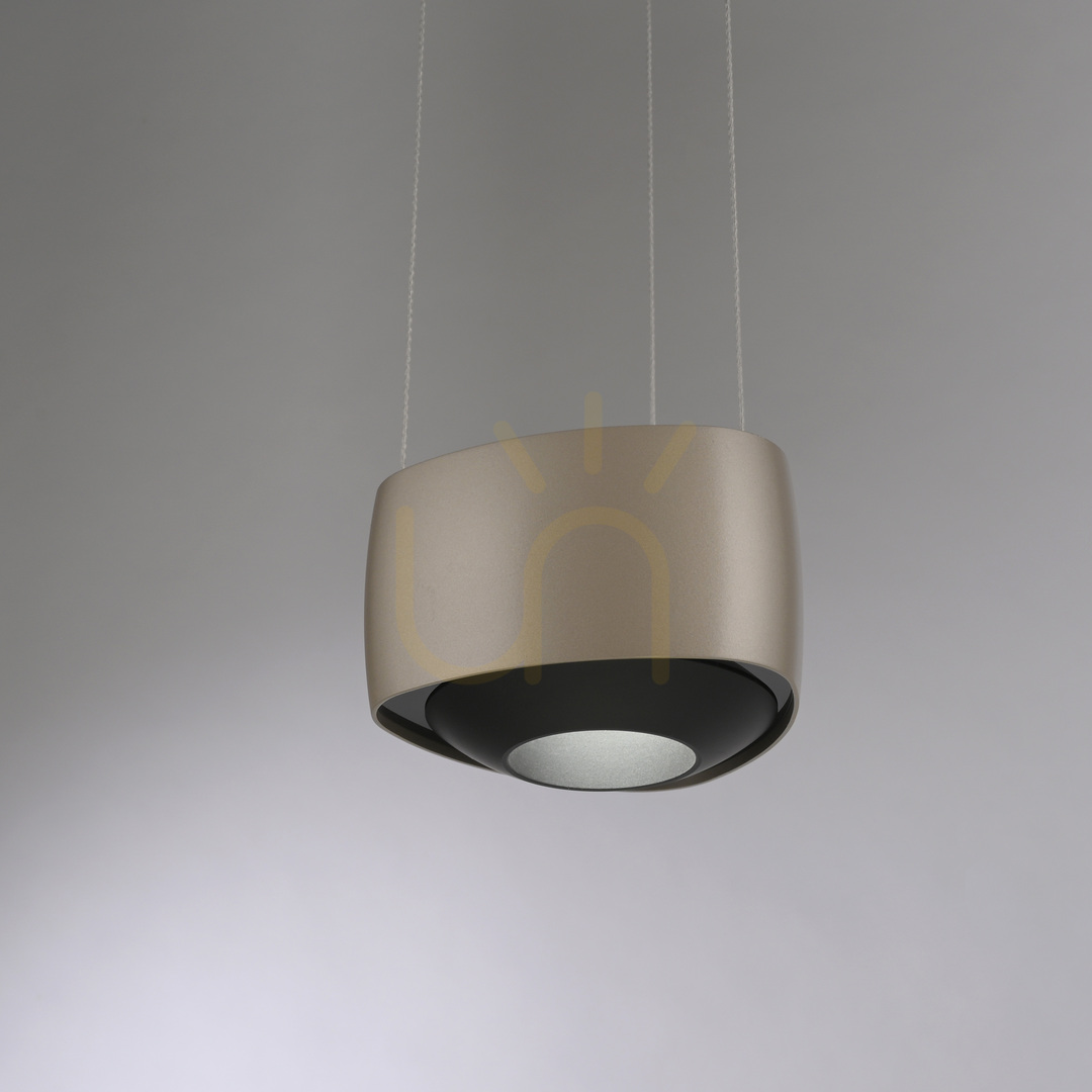 Náhľad Q-STRETTO 2657-97 Hnedé závesné svietidlo s 2 LED diódami Q-STRETTO 2657-97 Hnedé závesné svietidlo s 2 LED diódami