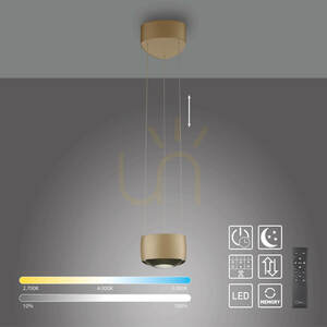 Q-STRETTO 2657-97 Hnedé závesné svietidlo s 2 LED diódami 7 Q-STRETTO 2657-97 Hnedé závesné svietidlo s 2 LED diódami small 7