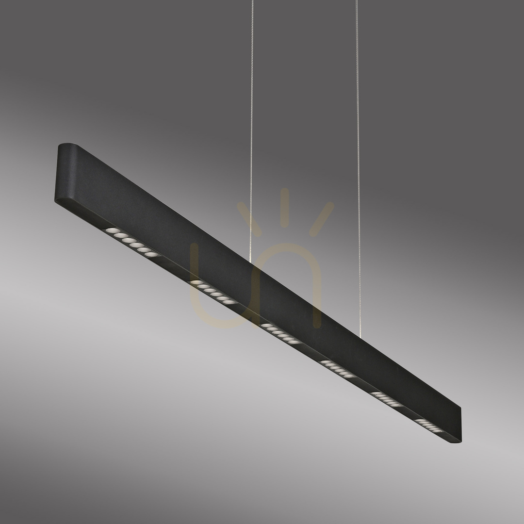 Displej Q-STRETTO 2687-18 Čierne závesné svietidlo s 2 LED diódami Q-STRETTO 2687-18 Čierne závesné svietidlo s 2 LED diódami