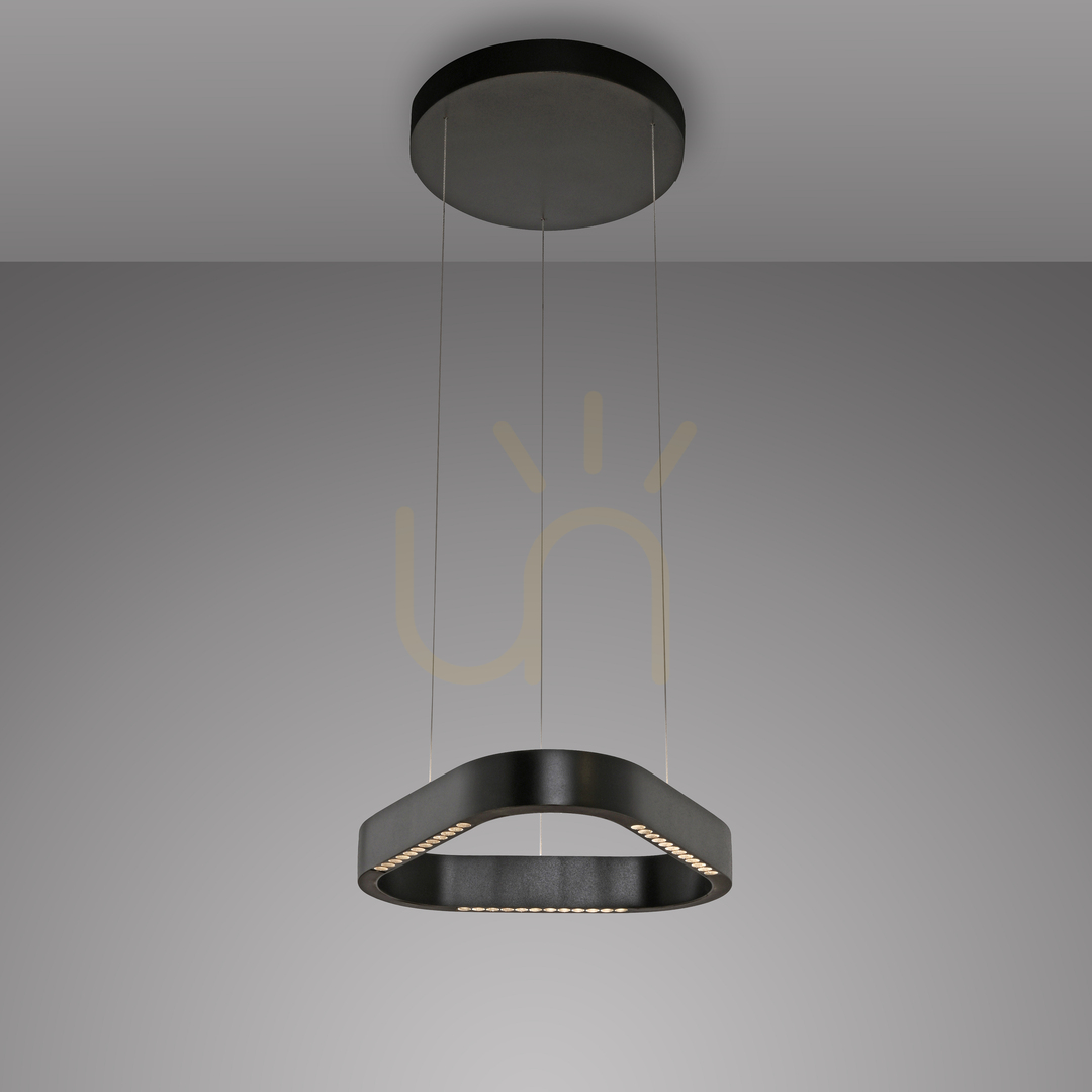 Šou Q-STRETTO 2689-18 Čierne závesné svietidlo s 2 LED diódami Q-STRETTO 2689-18 Čierne závesné svietidlo s 2 LED diódami
