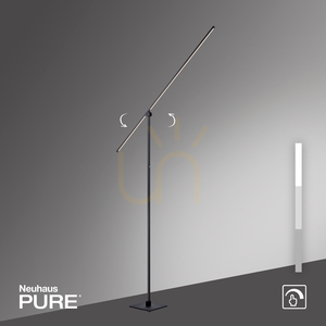 Stojaca lampa PURE-GRAFO 407-18, čierna, 1xLED small 11
