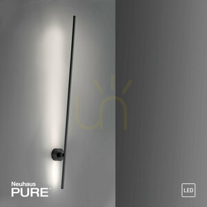 PURE-GRAFO 9407-18 Čierna nástenná lampa s 1 LED small 11