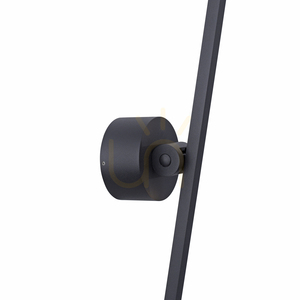 PURE-GRAFO 9407-18 Čierna nástenná lampa s 1 LED small 8