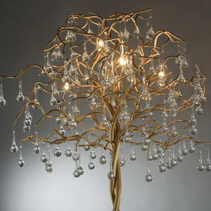 ICICLE 232-11 Mosadzná stojaca lampa, 5xG9 small 11