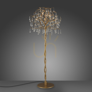 ICICLE 232-11 Mosadzná stojaca lampa, 5xG9 small 12