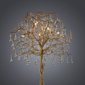 ICICLE 232-11 Mosadzná stojaca lampa, 5xG9 small 9