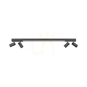 Stropné svietidlo PURE-LINES 6121-13, antracitová farba, 5xLED small 12