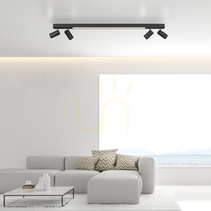 Stropné svietidlo PURE-LINES 6121-13, antracitová farba, 5xLED small 2