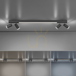 Stropné svietidlo PURE-LINES 6121-13, antracitová farba, 5xLED small 4