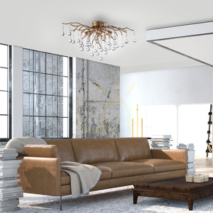 Stropné svietidlo ICICLE 8090-11, mosadz, 4xG9 small 2