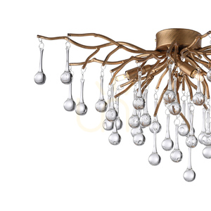Stropné svietidlo ICICLE 8090-11, mosadz, 4xG9 small 9