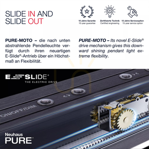 PURE-MOTO 2525-15 Šedé závesné svietidlo s 3 LED diódami small 10