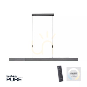 PURE-MOTO 2525-15 Šedé závesné svietidlo s 3 LED diódami small 12