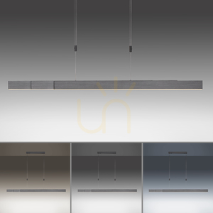 PURE-MOTO 2525-15 Šedé závesné svietidlo s 3 LED diódami small 4