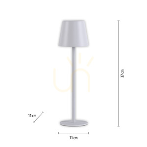 Stolná lampa EURIA 19250-16, biela, 1xLED small 8
