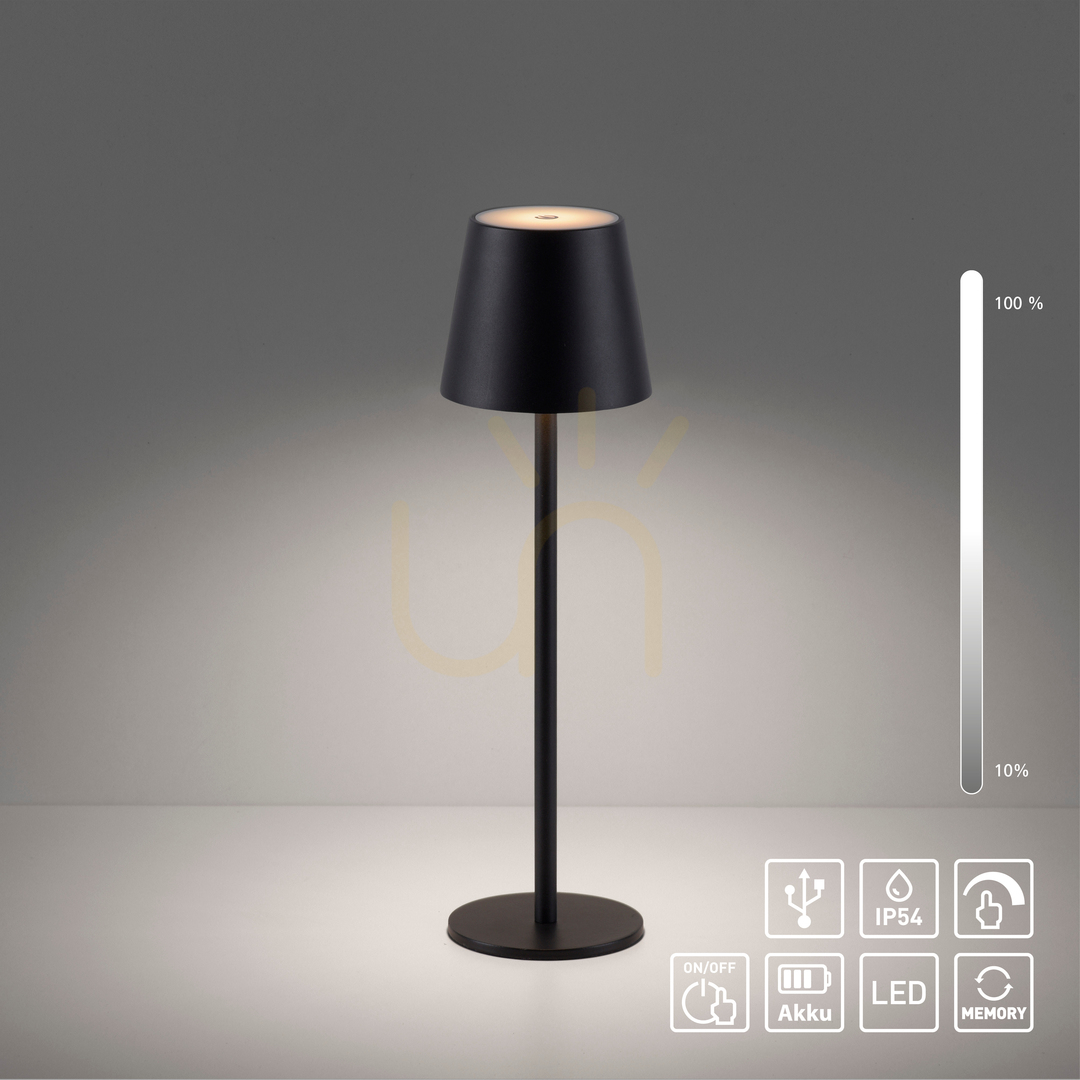 Displej Stolná lampa EURIA 19250-18, čierna, 1xLED Stolná lampa EURIA 19250-18, čierna, 1xLED