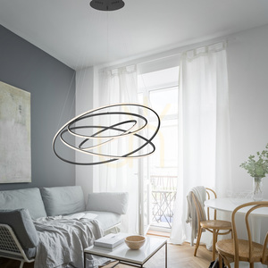 TESSARA 2124-13 Antracitové závesné svietidlo s 1xLED small 2