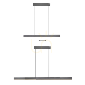 PURE-MOTO-RISE 2545-15 Šedé závesné svietidlo s 3 LED diódami small 15