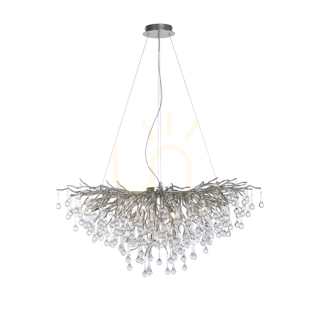 Náhľad ICICLE 2192-55 Strieborné závesné svietidlo 10xG9 ICICLE 2192-55 Strieborné závesné svietidlo 10xG9