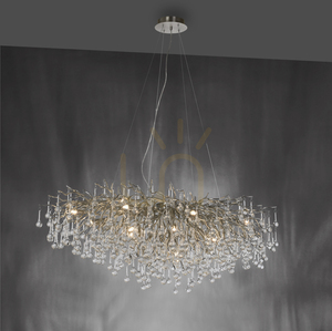 Závesné svietidlo ICICLE 2031-55, strieborné, 15xG9 small 11