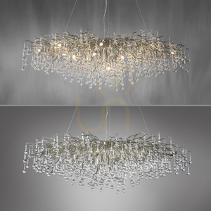 Závesné svietidlo ICICLE 2031-55, strieborné, 15xG9 small 14