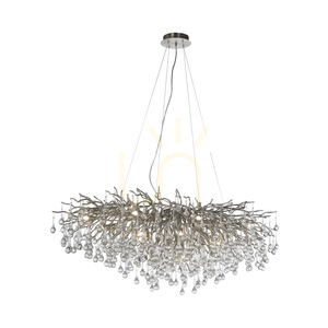 Závesné svietidlo ICICLE 2031-55, strieborné, 15xG9 small 6
