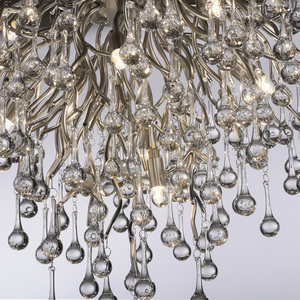 ICICLE 8091-55 Strieborné stropné svietidlo, 9xG9 small 10