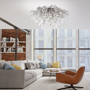 ICICLE 8092-55 Strieborné stropné svietidlo, 14xG9 small 12