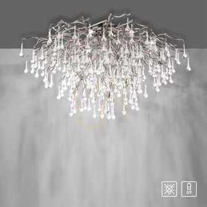 ICICLE 8092-55 Strieborné stropné svietidlo, 14xG9 small 13