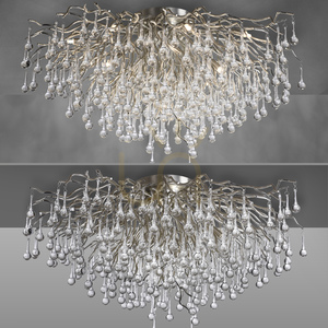 ICICLE 8092-55 Strieborné stropné svietidlo, 14xG9 small 14