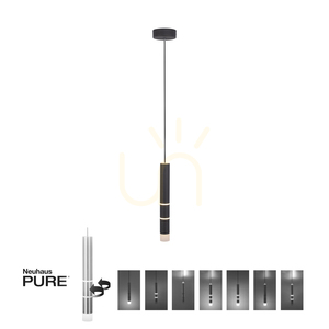 PURE-VEGA 2211-18 Čierne závesné svietidlo so 4 LED diódami 1 PURE-VEGA 2211-18 Čierne závesné svietidlo so 4 LED diódami small 1