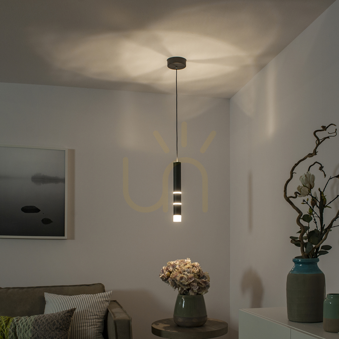 Náhľad PURE-VEGA 2211-18 Čierne závesné svietidlo so 4 LED diódami PURE-VEGA 2211-18 Čierne závesné svietidlo so 4 LED diódami