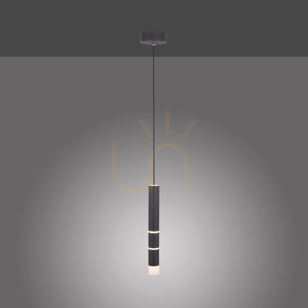 Šou PURE-VEGA 2211-18 Čierne závesné svietidlo so 4 LED diódami PURE-VEGA 2211-18 Čierne závesné svietidlo so 4 LED diódami