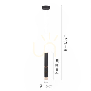 PURE-VEGA 2211-18 Čierne závesné svietidlo so 4 LED diódami 7 PURE-VEGA 2211-18 Čierne závesné svietidlo so 4 LED diódami small 7